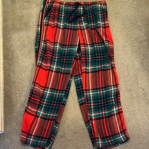 Aerie Festive Plaid Lounge Pants